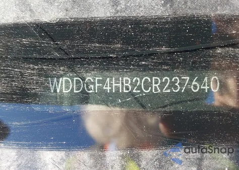 2012 Mercedes-Benz C 250 Sport from USA, damaged, VIN WDDGF4HB2CR237640